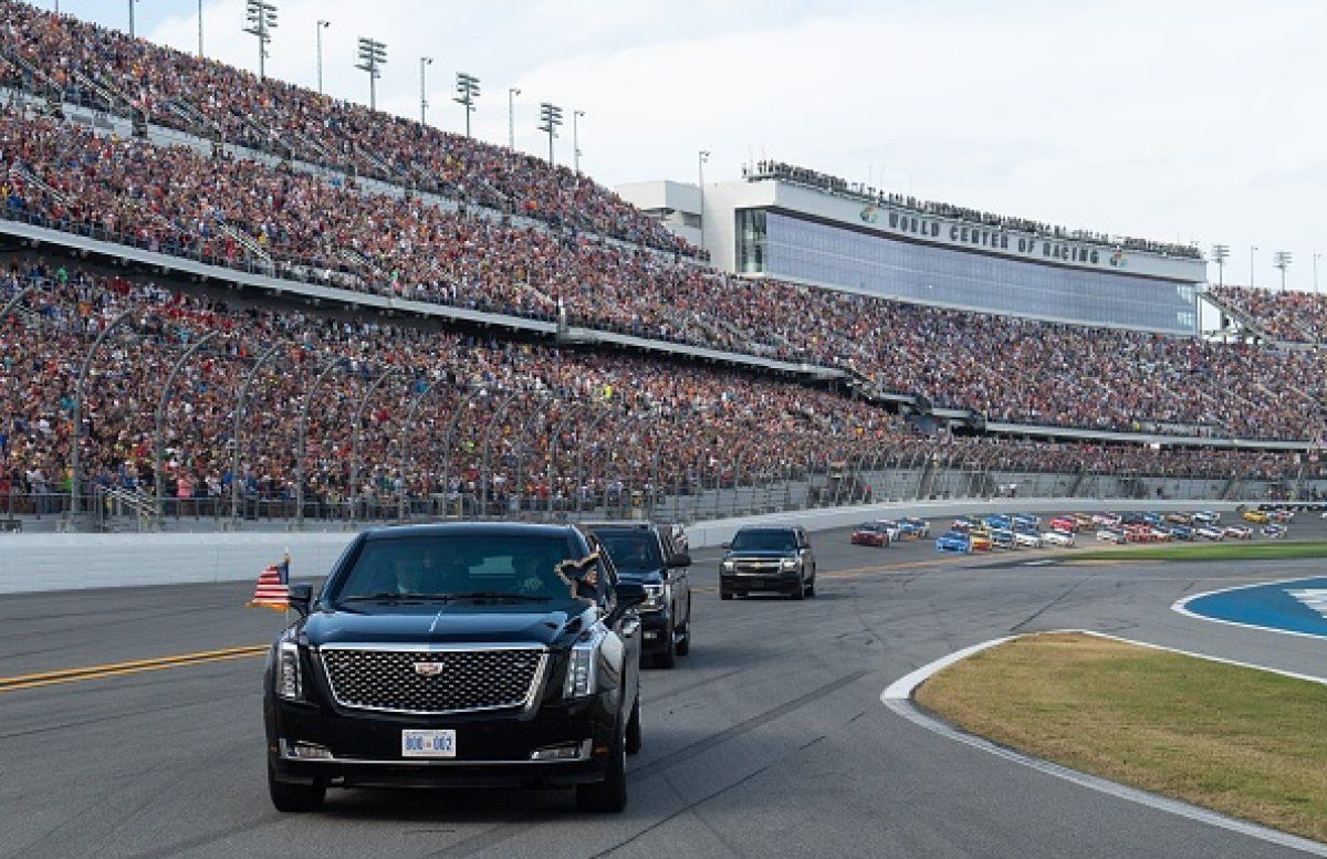 Daytona 500 Halted by Rain After 11 Laps; President Trump Makes Appearance