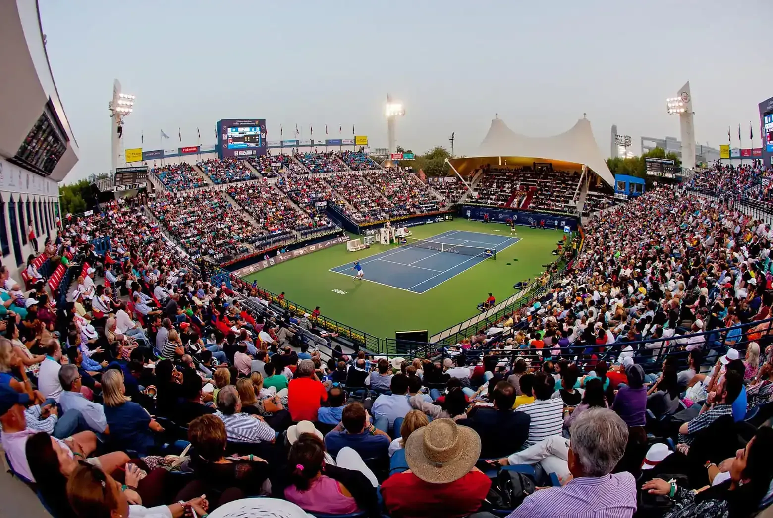 Upsets and Surprises Mark Day 2 of Dubai Duty Free Tennis Championships
